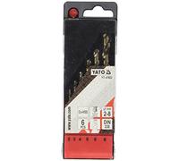 YT YATO-41602-co-Punta per trapano HSS, Set 6 2-8 mm