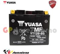 YT12B-BS BATTERIA YUASA DUCATI 937 HYPERMOTARD 939 2017