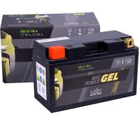 BATTERIA MOTO INTACT GEL 12V 6 AH 120 A DIM. 150x65x92 mm POSITIVO SX YT7B-4