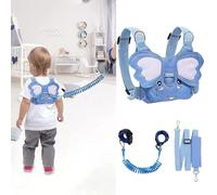 YTACREA Guinzaglio 3 in 1, elefante anti anti persi per bambini, con polso di sicurezza, imbracatura da corsa supportata per bambini, guinzaglio per bambini con serratura, guinzaglio di sicurezza per