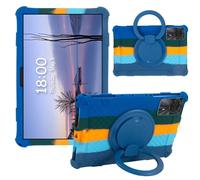 Ytaland Custodia per Blackview Tab 90 WiFi Tablet 11 pollici/Doogee T30 pro/Doogee T30SE, [supporto a 360°] morbido silicone sottile cover antiurto Bumper Case Cover (blu colorato)