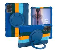 Ytaland Custodia per DOOGEE U11 Android 16/Android 15 Tablet 11 pollici, supporto girevole a 360 gradi, in silicone, antiurto, per DOOGEE U11 Pro (blu colorato)