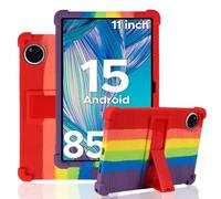 Ytaland - Custodia per tablet DOOGEE U11/U11 Pro da 11 pollici, multi-view, morbida, sottile, in silicone, antiurto, antiurto, colore: arcobaleno