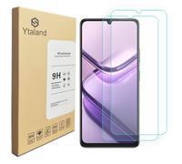 Ytaland - Pellicola protettiva in vetro temperato per DOOGEE Note 58 Pro, 2 pellicole protettive per display con durezza 9H, antigraffio, HD trasparente