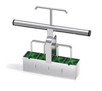 YTBHSHXZ, 1 pezzo Strumento for la creazione di blocchi di terreno Strumento for la creazione di blocchi di terreno portatile in acciaio argentato for la preparazione del giardino Strumento for la cre