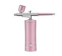 YTBHSHXZ, Aerografo portatile ricaricabile senza fili con pistola a spruzzo a compressore for viso, bellezza, nail art, tatuaggi, artigianato, pittura su torte.(B)