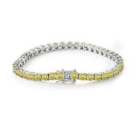 YTBHSHXZ， Braccialetti Tennis in moissanite da 3 mm Braccialetti in Oro da Donna Taglio Rotondo Colore D VVS1 Bracciali Tennis con Diamanti di purezza Bracciali in Argento Sterling 925 for Donna,TUR