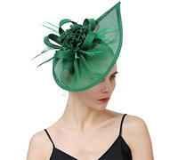 YTBHSHXZ， Cappello da sposa, da donna, con fascia for capelli, da cocktail, da tè, da festa, da cappello, con fermaglio for capelli.(Yellow)