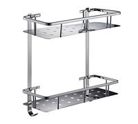 YTBHSHXZ Cestello portaoggetti da cucina con montaggio a parete senza foratura e ripiano for doccia in plastica antiruggine in acciaio inossidabile