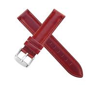 YTBHSHXZ Cinturino in pelle for orologio da 13-20 mm con fibbia in acciaio inossidabile(RedGold Buckle)