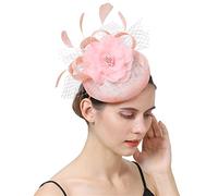 YTBHSHXZ， Copricapo da sposa for donna, cappello da festa in chiesa con fiori, accessori for capelli da cocktail, fascia for capelli
