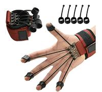 YTBHSHXZ Esercitatore for estensori della Mano, Dispositivo for Terapia e Allenamento for Le Mani con Fascia Resistente, migliora la destrezza Forza delle Dita(60ibs)
