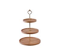 YTBHSHXZ， Espositore da dessert creativo a 3 strati Retro tè pomeridiano tavolo da dessert piatto da torta supporto for pasticceria da matrimonio vassoio for torta