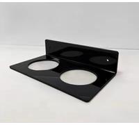 YTBHSHXZ, Espositore for rubinetto da pavimento in acrilico, piastra di sospensione for rubinetto da bagno, espositore da parete trasparente(Black,Style 5)