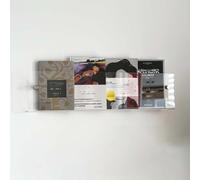 YTBHSHXZ, Espositore moderno e trasparente for brochure/portadocumenti, organizer for libri in plastica, for ufficio e casa(Clear,40cm(15 3/4"))