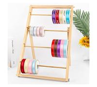 YTBHSHXZ, Espositori for nastri Craft Room, organizer for carta da regalo for fiori, supporto for riporre barre trasversali rimovibili a 4 livelli