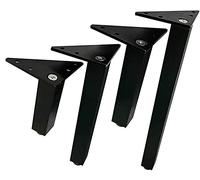 YTBHSHXZ Gambe regolabili for mobili multicolore 50-300 mm 4 pezzi(Black,200mm)