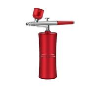 YTBHSHXZ, Kit mini compressore d'aria for aerografo con iniettore di ossigeno, pistola a spruzzo for vernice, for nail art, tatuaggi, artigianato, torte, nebulizzatore for nebbia(B)