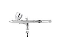 YTBHSHXZ, Kit penna aerografo a doppia azione, pistola for trucco, ugello da 0,3 mm, valvola dell'aria, pennello G 1/8, design for nail art con accessori