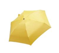 YTBHSHXZ ombrello, Ombrello a 6 stecche antivento anti-ultravioletti, piccolo, leggero, resistente, mini, pieghevole(Yellow)