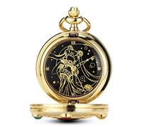 YTBHSHXZ orologio da tasca e catena, Catene for orologi da taschino Anime Sailor Moon Orologi da taschino vintage al quarzo for ragazze Regali for i fan delle donne degli uomini