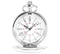 YTBHSHXZ orologio da tasca e catena, Orologio da tasca, cinturino in metallo,