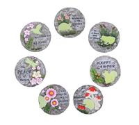 YTBHSHXZ, Pavimentazione Decorativa for Esterni Adatta a Tutte Le Stagioni, Pietra Decorativa Multicolore for Giardini/sentieri(1 Pack)