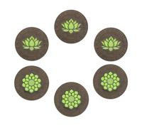 YTBHSHXZ, Pavimentazione for vialetti con Motivo a Loto, Decorazioni for Aree laghetto/Prato/Cortile in Stile Orientale(6 PCS)