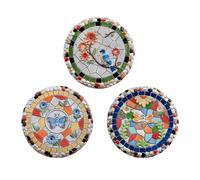 YTBHSHXZ, Pietra for Sentiero Multicolore con Motivo a Libellula, Farfalla o Uccello, Pietra Rotonda for Sentiero/Patio(1 Pack)