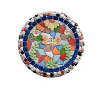 YTBHSHXZ, Pietra for Sentiero Multicolore con Motivo a Libellula, Farfalla o Uccello, Pietra Rotonda for Sentiero/Patio(Dragonfly)