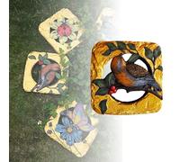 YTBHSHXZ, Pietre da Giardino con Motivo a Uccelli, coleotteri e Farfalle, Decorazioni for percorsi Cavi tridimensionali.(Bird)