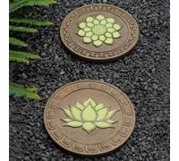 YTBHSHXZ, Pietre Decorative da Giardino Resistenti alle intemperie da 13", Pietra Rotonda Resistente for aiuole e Cortili(2 PCS)