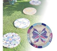 YTBHSHXZ, Pietre Decorative for Giardini, sentieri, aiuole e Cortili, Resistenti alle intemperie e Vivaci.(Butterfly)