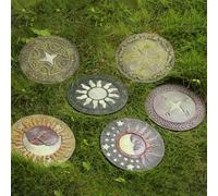 YTBHSHXZ, Pietre Decorative for gradini da Giardino in Stile retrò, for Esterni, for vialetti e Cortili, Resistenti alle intemperie(1 Pack)