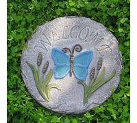 YTBHSHXZ, Pietre Decorative for vialetti e sentieri in Resina dimensionale for Prati, Pietre Decorative Multicolori for Giardini(Blue)