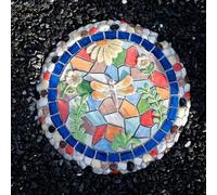 YTBHSHXZ, Pietre Decorative Multicolori for vialetti, con Motivo Tridimensionale Rotondo, Φ 13", for sentieri, Prati e Aree laghetto.(Dragonfly,2PCS)