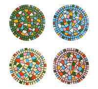 YTBHSHXZ, Pietre Decorative Rotonde Multicolori for vialetti, pavimentazione Decorativa in Resina Ecologica for vialetti Esterni(1 Pack)