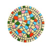 YTBHSHXZ, Pietre Decorative Rotonde Multicolori for vialetti, pavimentazione Decorativa in Resina Ecologica for vialetti Esterni(Beige)