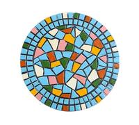 YTBHSHXZ, Pietre Decorative Rotonde Multicolori for vialetti, pavimentazione Decorativa in Resina Ecologica for vialetti Esterni(Blue)