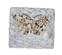 YTBHSHXZ, Pietre for pavimentazione da Giardino, for vialetti, for Decorazioni da Giardino con Motivi a Forma di Uccellino/Libellula/Coccinella/Farfalla.(Butterfly,3PCS)