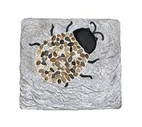 YTBHSHXZ, Pietre for pavimentazione da Giardino, for vialetti, for Decorazioni da Giardino con Motivi a Forma di Uccellino/Libellula/Coccinella/Farfalla.(Ladybugs,3PCS)