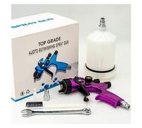 YTBHSHXZ, Pistola a spruzzo DT188 con ugello da 1,4 mm, aerografo a base d'acqua for verniciatura auto(Purple)