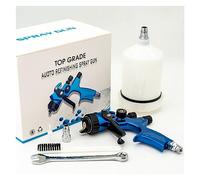 YTBHSHXZ, Pistola a spruzzo DT188 con ugello da 1,4 mm, aerografo a base d'acqua for verniciatura auto(Blu)