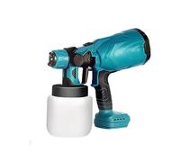 YTBHSHXZ, Pistola a spruzzo elettrica, spruzzatore di vernice senza fili, for auto, mobili, rivestimento in acciaio, aerografo compatibile con batteria da 18 V(1 Big Battery)