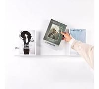 YTBHSHXZ, Portariviste trasparente da parete for soggiorno e ufficio, espositore for brochure da appendere alla parete(120cm(47 1/4"))