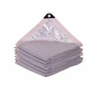 YTBHSHXZ, Rete ombreggiante al 99%, Telo ombreggiante in Alluminio, Telo Parasole Riflettente, Telo Argentato con Occhielli(2x3m/6.56x9.86ft)