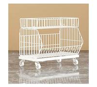 YTBHSHXZ, Scaffale promozionale impilabile del carrello del cestino del filo metallico del supermercato Scaffali promozionali di multi strato for la farmacia for la cucina dell'ufficio domestico(46x45