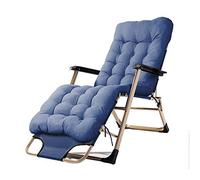 YTBHSHXZ Sedia da ufficio Siesta, sedia spiaggia for il tempo libero, relax, 178x52x30cm, resistente(Blue+mat)