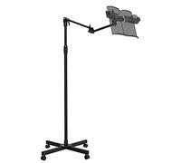 YTBHSHXZ, Supporto da pavimento for tablet con ruote, supporto for libri regolabile a 360 gradi, supporto for libri multifunzione da pavimento resistente, for la lettura di libri, laptop, libri di tes