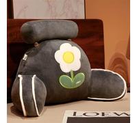 YTBHSHXZ Supporto for la schiena Cuscino for schienale confortevole for rilassare braccio e zona lombare Cuscini for il supporto della vita morbidi(Grey,70 * 45cm)